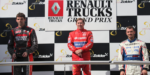 Antonio Albacete que tras sus dos victorias en el Circuito de Zolder (Bélgica)