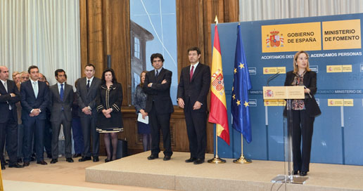 Toma de posesión de los nuevos cargos del ministerio de fomento