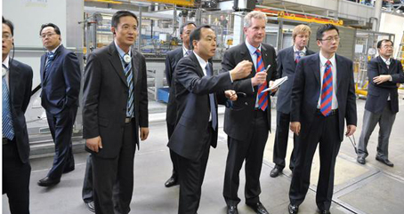 Una delegación china visita las instalaciones alemanas de Schmitz Cargobull en Vreden Una delegación china visita las instalaciones alemanas de Schmitz Cargobull en Vreden