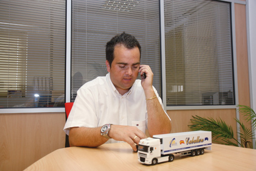 Luis María Caballero en su despacho Luis María Caballero en su despacho