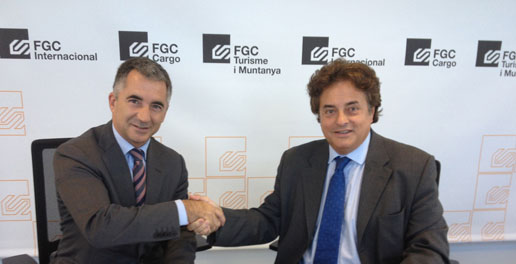 Firma del convenio entre FGC Cargo y la Fundación ICIL Firma del convenio entre FGC Cargo y la Fundación ICIL