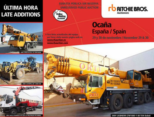 Subasta Ritchie Bros en Ocaña Subasta Ritchie Bros en Ocaña