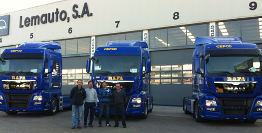 Camiones MAN de Transportes Rafalli