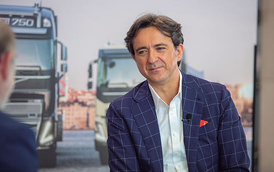 Giovanni Bruno, director general de Volvo Trucks Giovanni Bruno, director general de Volvo Trucks