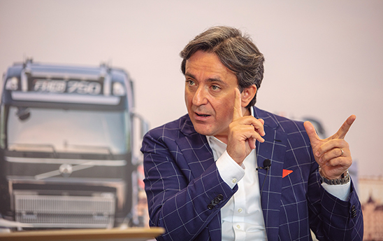 Giovanni Bruno, director general de Volvo Trucks Giovanni Bruno, director general de Volvo Trucks