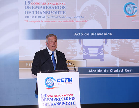 19º Congreso CETM Francisco Cañizares, alcalde de Ciudad Real