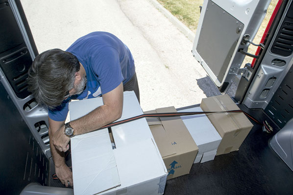 Estiba en la paquetería