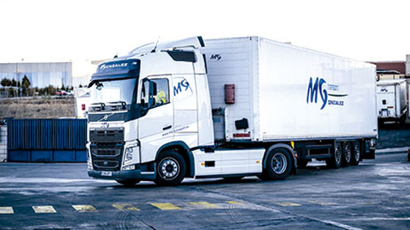 Camión Volvo con I-Save Camión Volvo con I-Save