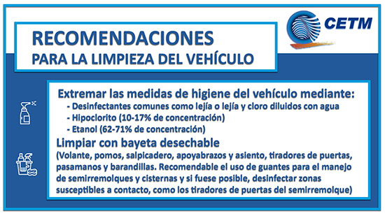 Higiene del camión Higiene del camión