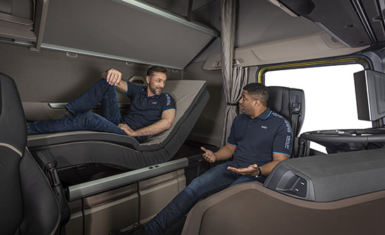 Nuevos DAF XF, XG y XG+ Cabina muy espaciosa