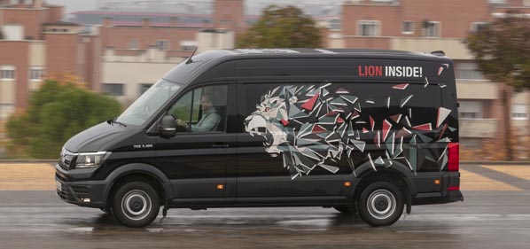 Prueba MAN TGE Excelente confrot de marcah de la furgoneta MAN TGE