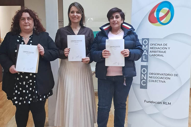 Firmantes del convenio colectivo