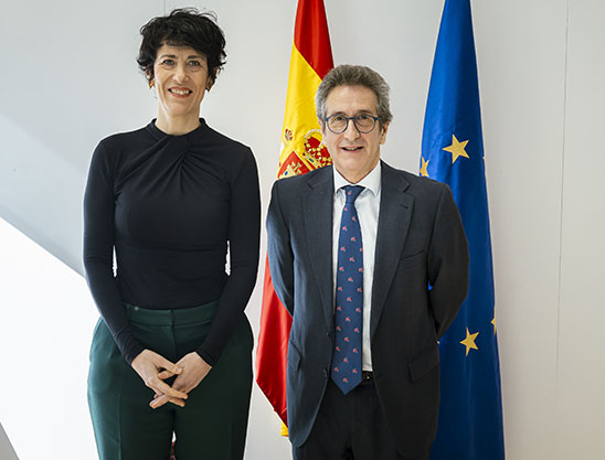 José María Quijano, durante su reunión con el Minsiterio de Inclusión cetminclusion2