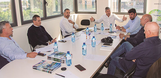 Momento de la junta directiva de CETM La Rioja cetmlr9