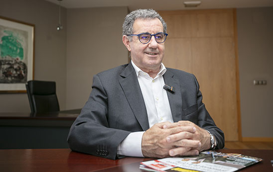 Carmelo González, durante la entrevista ecarmelo2