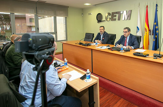 Muchos medios de comunicacion se dieron cita en la rueda de prensa ofrecida por la CETM rpcetm3