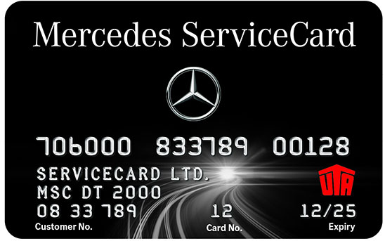 Tarjeta de repostaje Mercedes ServiceCard tarjetautamercedes2