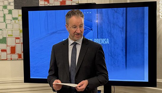 Per-Arne Hjelmborn, embajador de Suecia en España volvoprensa3