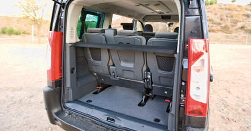 FIAT SCUDO ZONA DE CARGA DE LA FIAT SCUDO