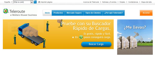 teleroute bolsa de carga de transporte