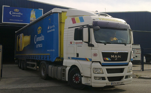 Semirremolque Transportes Sedano robado