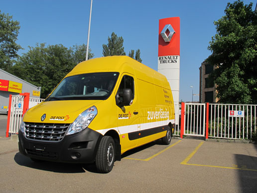Renault Master para el servicio de correos suizo Renault Master para el servicio de correos suizo