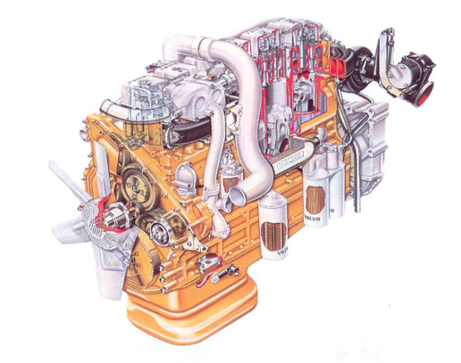 Motor del Volvo FH16 750 Motor del Volvo FH16 750