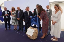 Primera piedra del centro logístico de FM Logistics en Guadalajara