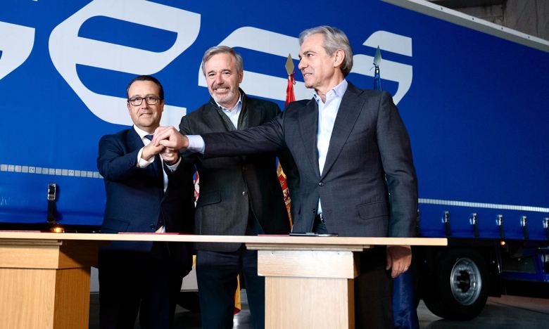 Sesé, IVECO y el Gobierno de Aragón impulsan un proyecto piloto de conducción autónoma de camiones