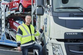 Transportista de portavehículos