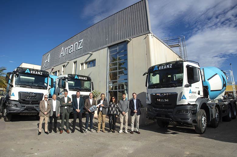 MAN Truck & Bus Iberia entrega 71 hormigoneras a Transportes Arranz