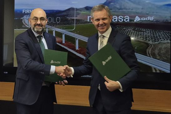 Adif y Mercasa se unen para impulsar el transporte ferroviario
