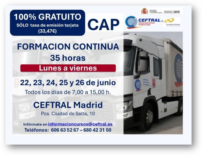 Curso CAP de Formación Continua en Madrid