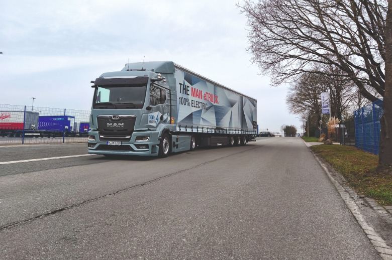 De París a Berlín con un eTruck de MAN
