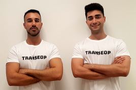 Juan Carlos y Francisco, responsables de la start-up Transeop
