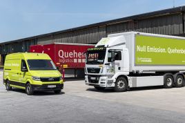 Furgonetas eléctricas eTGE para Quehenberger Logistics