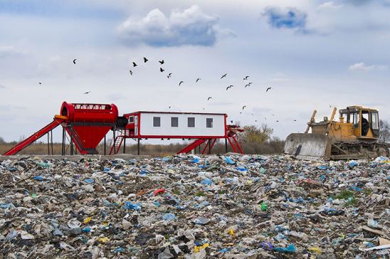 Planta de residuos biológicos de donde se saca biometano