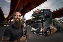 El Volvo denominado "Swedish Metal" diseñado por Björn Gelotte, músico heavy