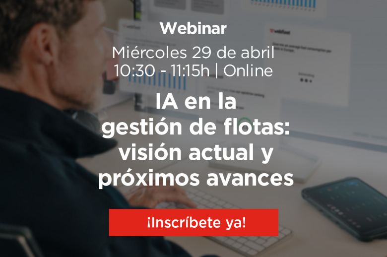 Webinar Webfleet sobre IA aplicada al transporte