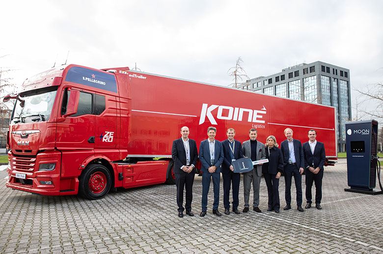 MAN y Koinè inician la electrificación para Sanpellegrino