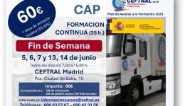 CEFTRAL Madrid organiza un curso CAP de Formación Continua para conductores profesionales