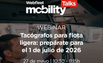 El tacógrafo obligatorio llega a la flota ligera: webinar Webfleet