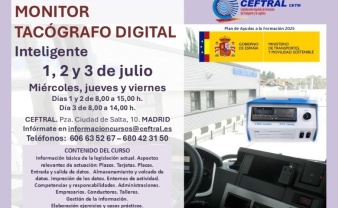 CEFTRAL organiza un curso de monitor de tacógrafo digital inteligente