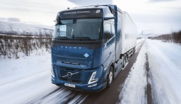El futuro camión de hidrógeno de Volvo Trucks: potente y eficiente en consumo de combustible.