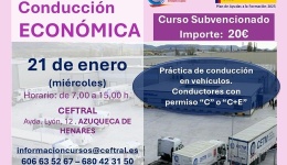 Curso de conducción económica de CEFTRAL para enero