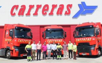 Carreras refuerza su flota con 118 tractoras Renault Trucks sostenibles