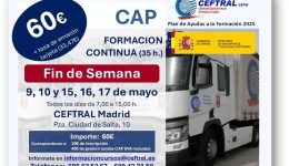Curso CAP de CEFTRAL para mayo