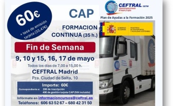Curso CAP de CEFTRAL para mayo