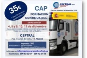 Curso CAP de CEFTRAL para la primera quincena de diciembre