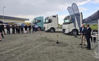 Volvo Trucks inicia las obras de su nueva sede en Bescanó (Girona)